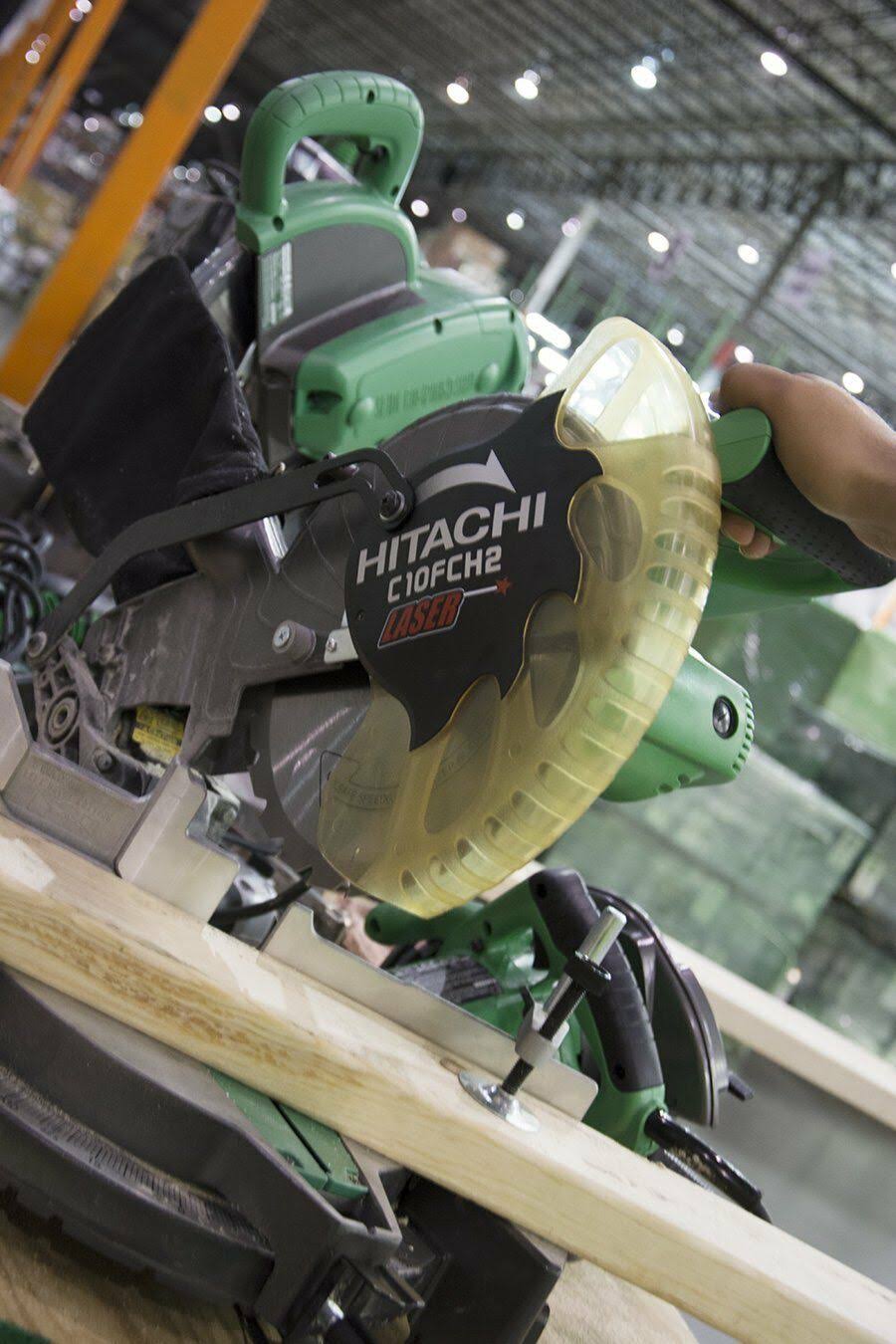 Hitachi C10fch2 Compound Laser Miter Saw, 10x22