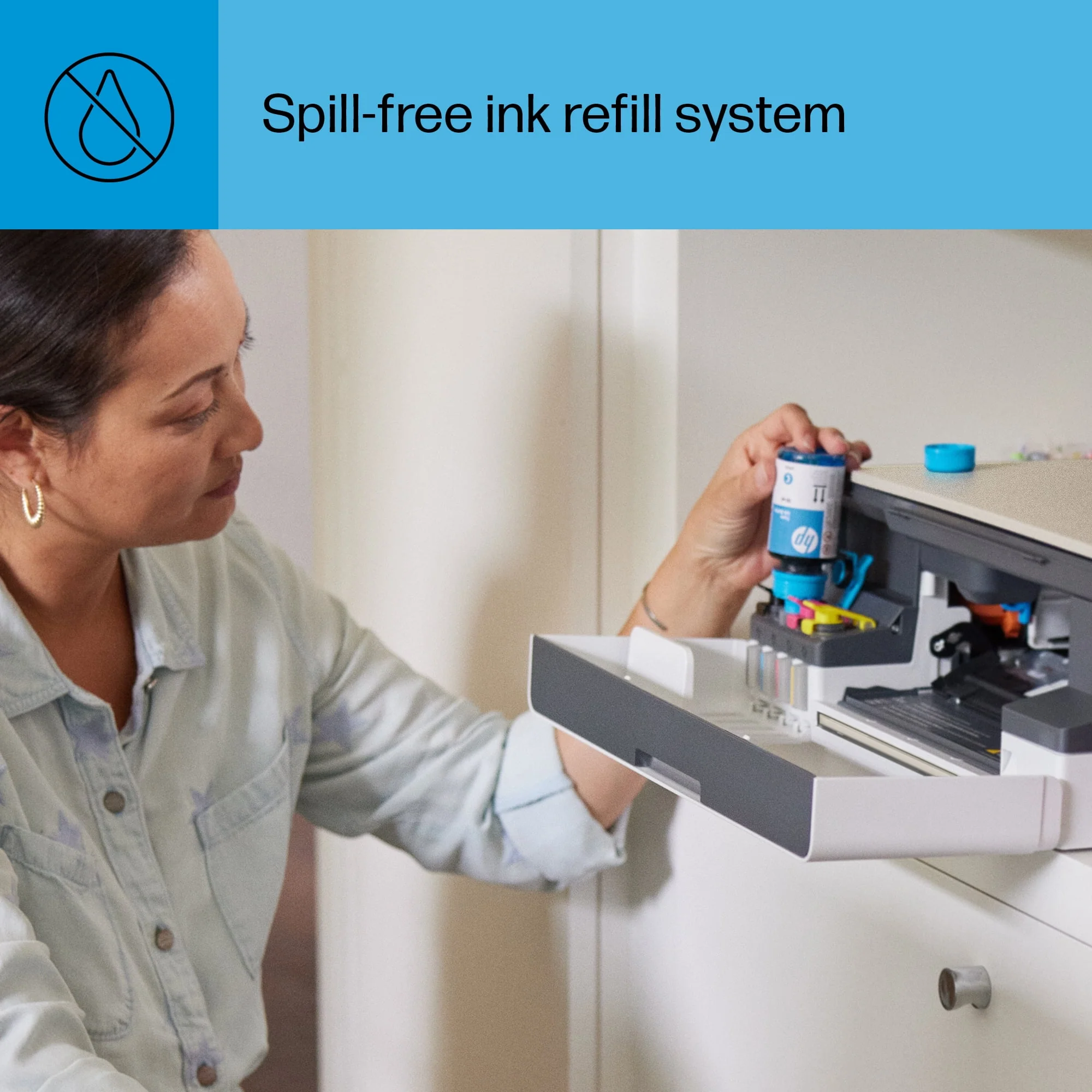 HP Smart Tank 5000 Wireless All-in-One Supertank Color Home Inkjet Printer with up to 2 Years of Ink