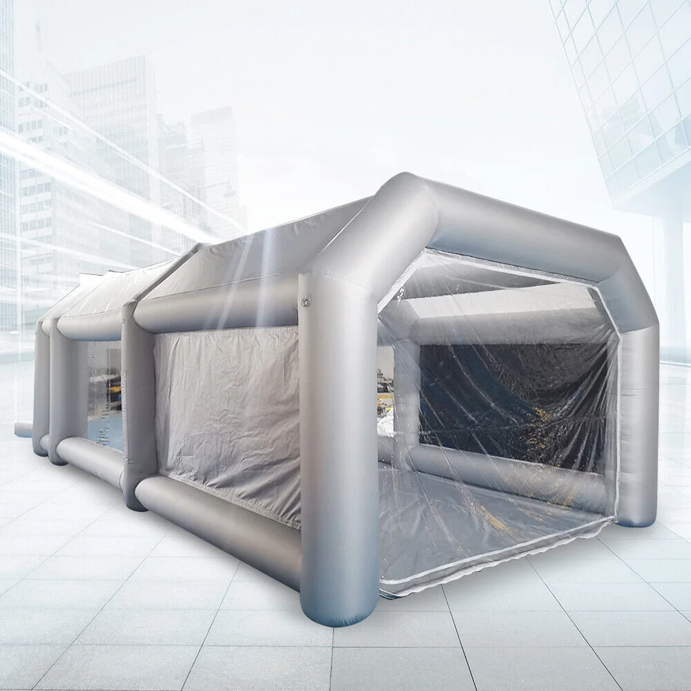 Large Size Inflatable Spray Booth Portable Paint Tent Painting House with Window