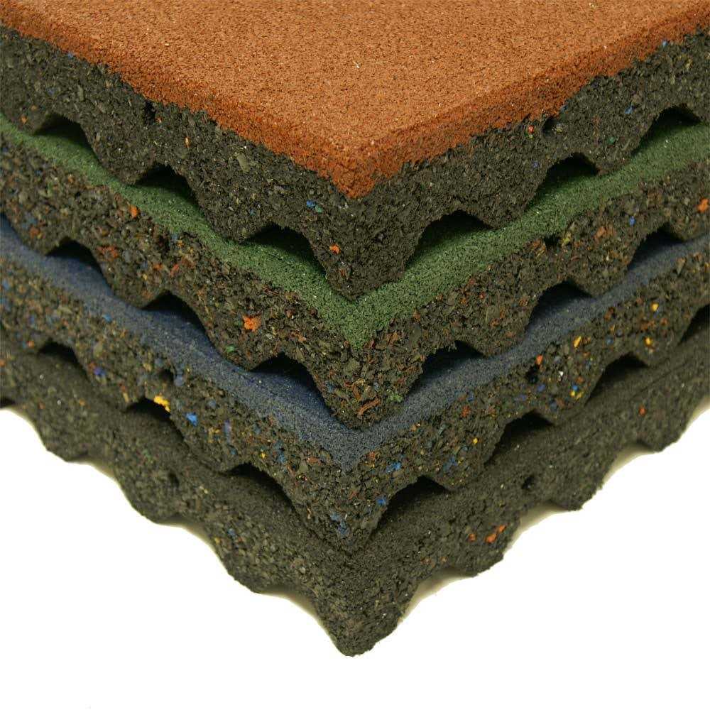 Rubber-Cal Eco-Safety Interlocking Playground Tiles 2.50 x 19.5 x 19.5 Inch - Shop Hardware Tools Online Store