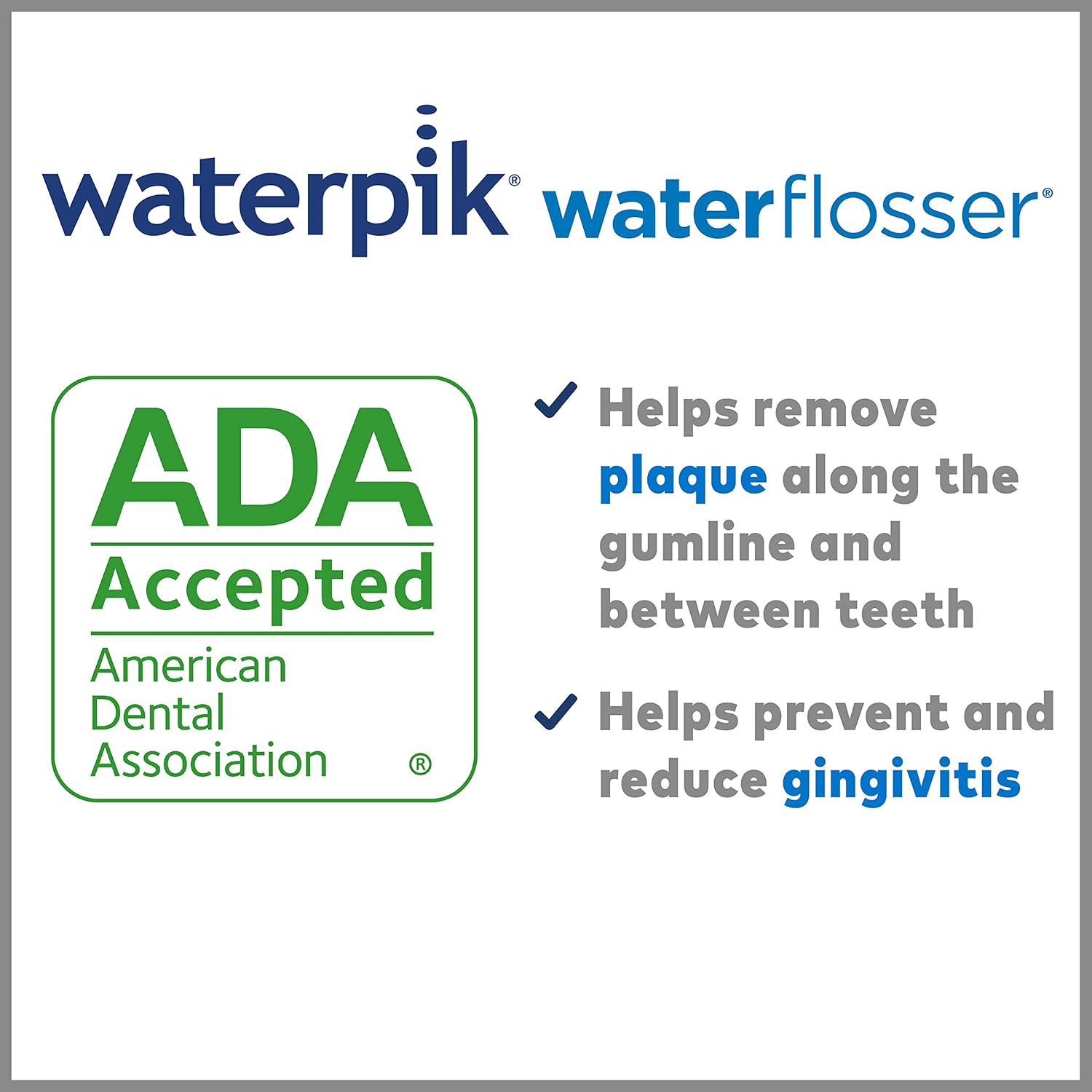 Waterpik Water Flosser For Teeth, Portable Electric Compact For Travel and Home - Nano Plus, WP-320, White