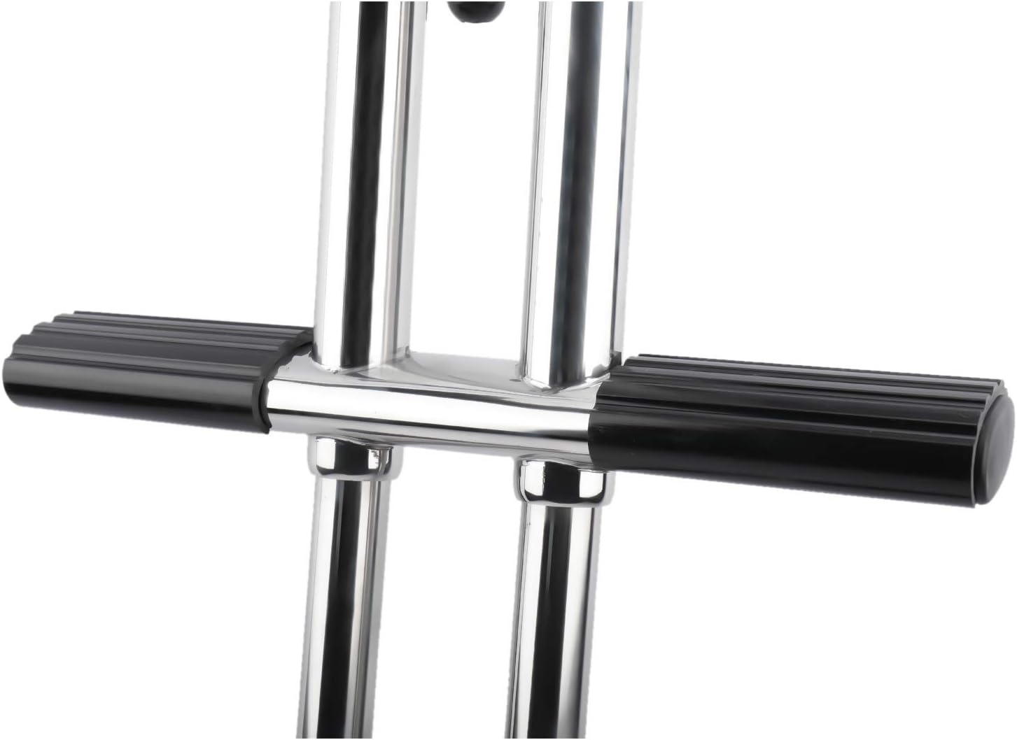 NovelBee 4 Step Dual Vertical Telescopic Boat Dive Ladder with transom mounting Bracket,316 Stainless Steel Sport Ladder for Marine Boat Yacht Swimming Pool