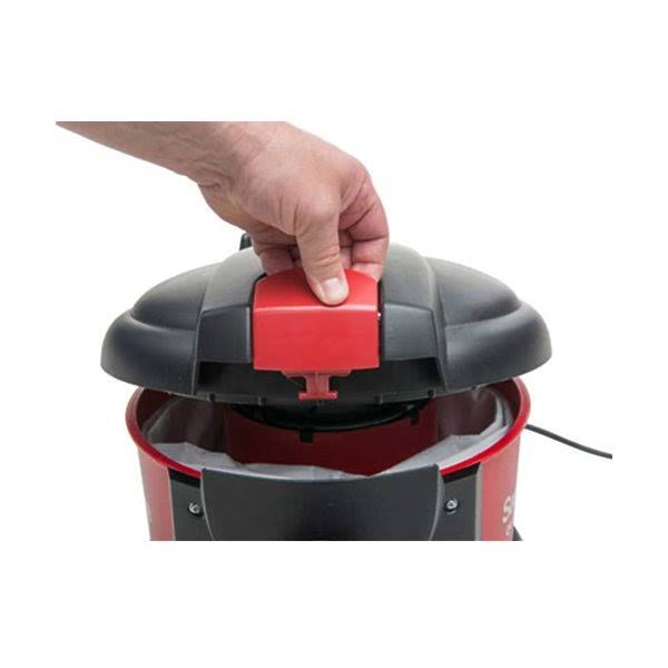 Sanitaire SC3700A Quiet Clean Canister Vacuum, Red/Black