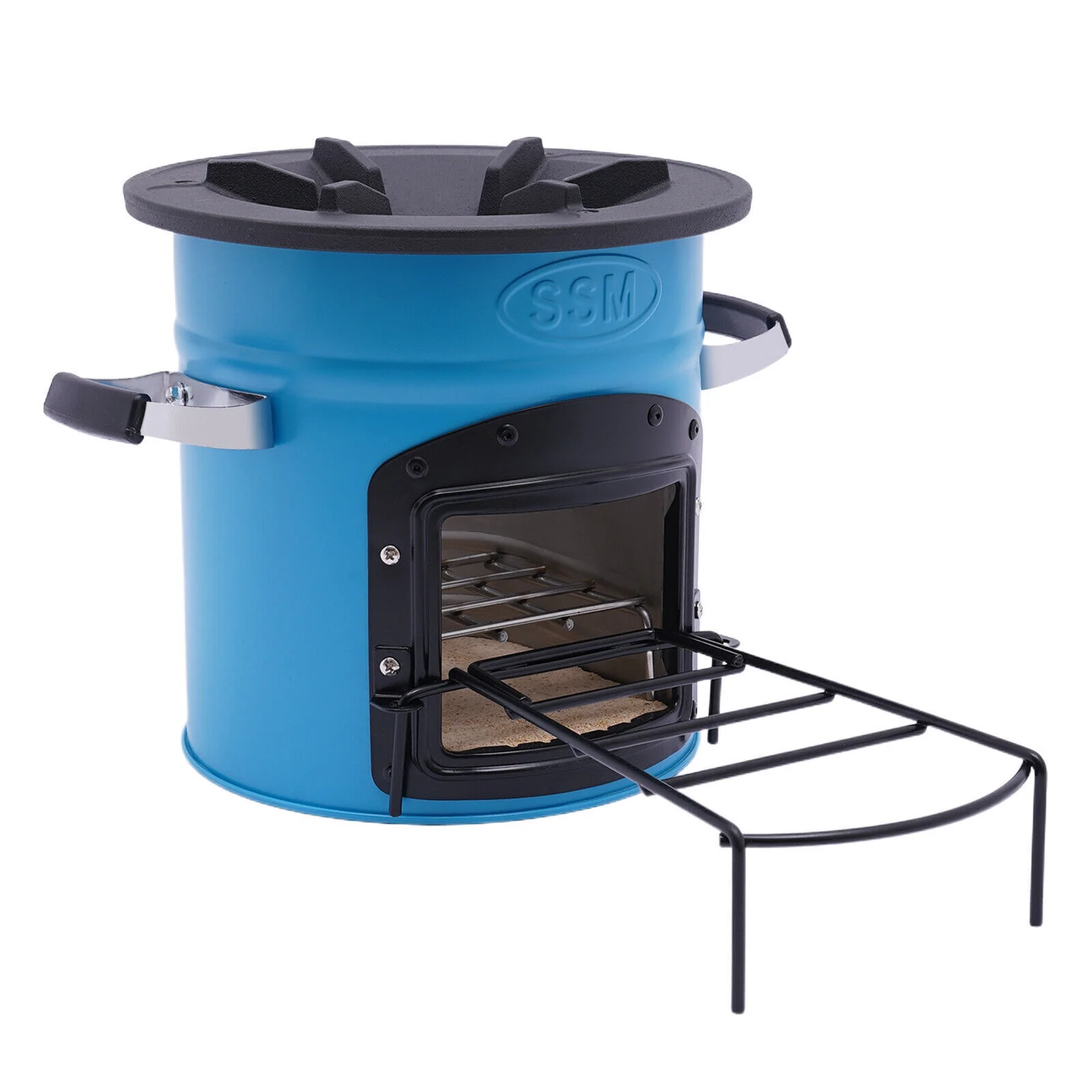 Outdoor Portable Camping Rocket Stove Camping Wood Stove Picnic Cook Tent Stove