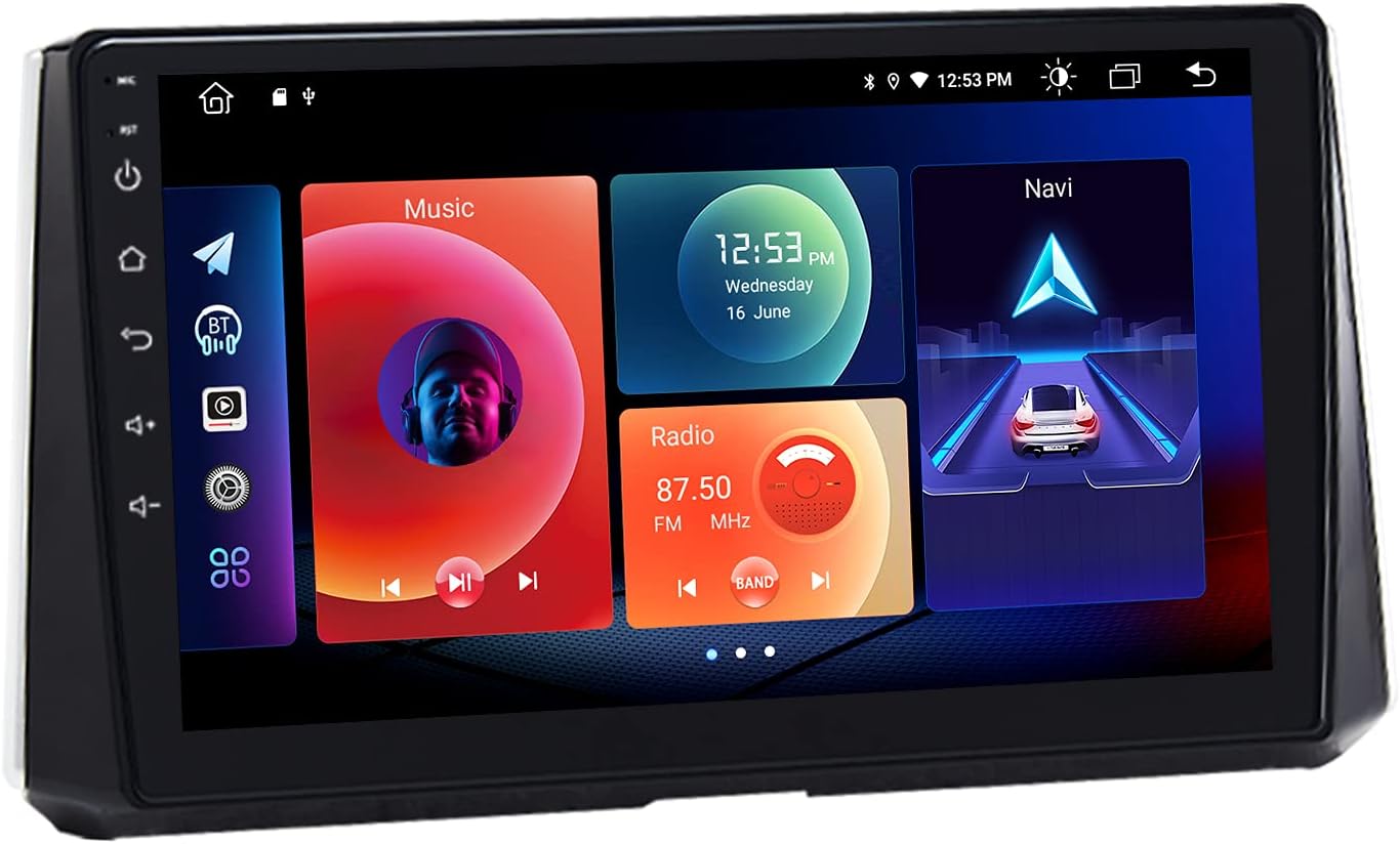 Roadanvi for Toyota Corolla 2019 2020 Car Stereo Radio for Car Navigation Carplay Android Auto Bluetooth 1280x720 IPS Touch Screen 4GB+64GB
