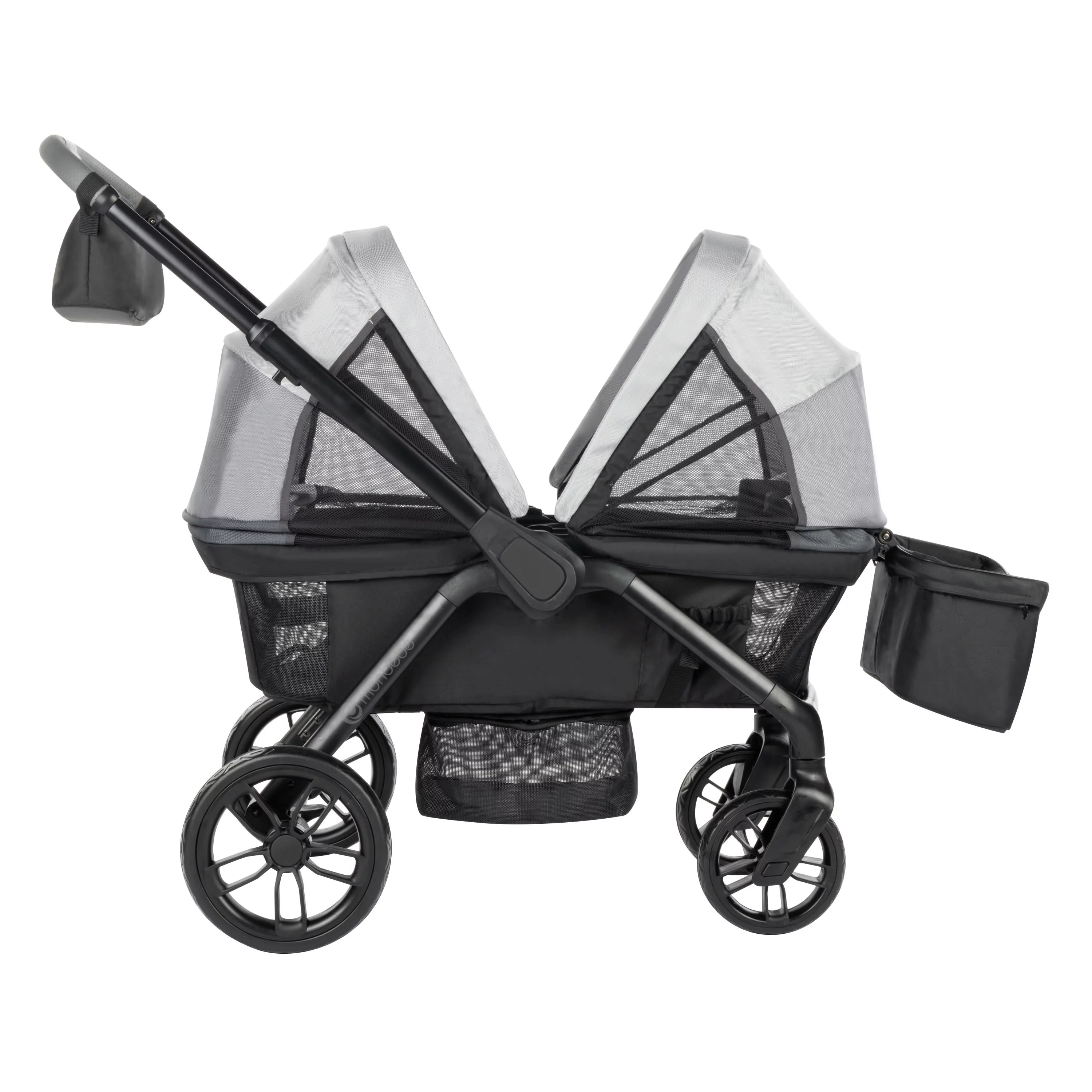 Monbebe Everyday Outings Wagon Stroller, Cobblestone Grey