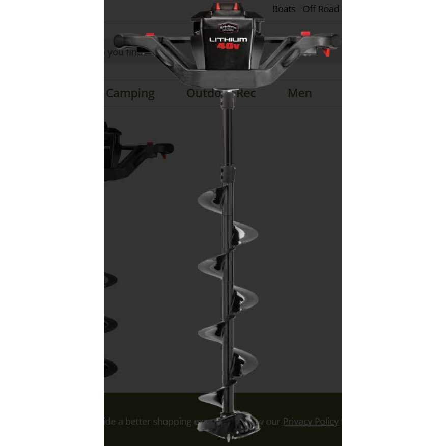STRIKEMASTER Lithium 40V Lite Auger - Shop Hardware Tools Online Store