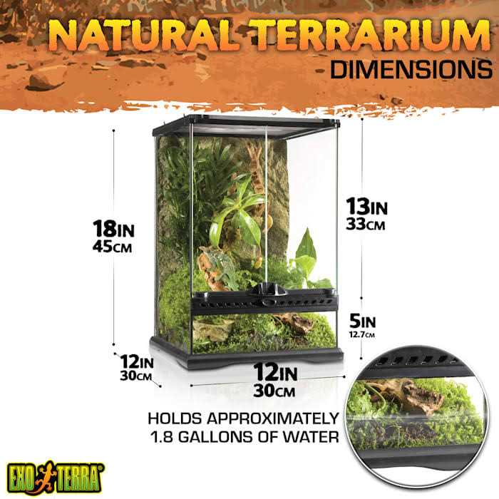 Exo Terra Glass Terrarium - Pet Supplies online store