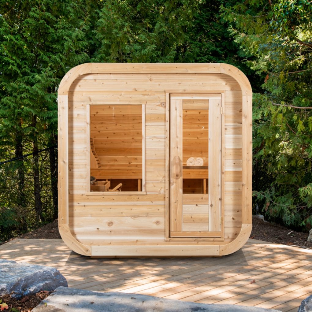Dundalk CT Luna 3 Person Barrel Sauna