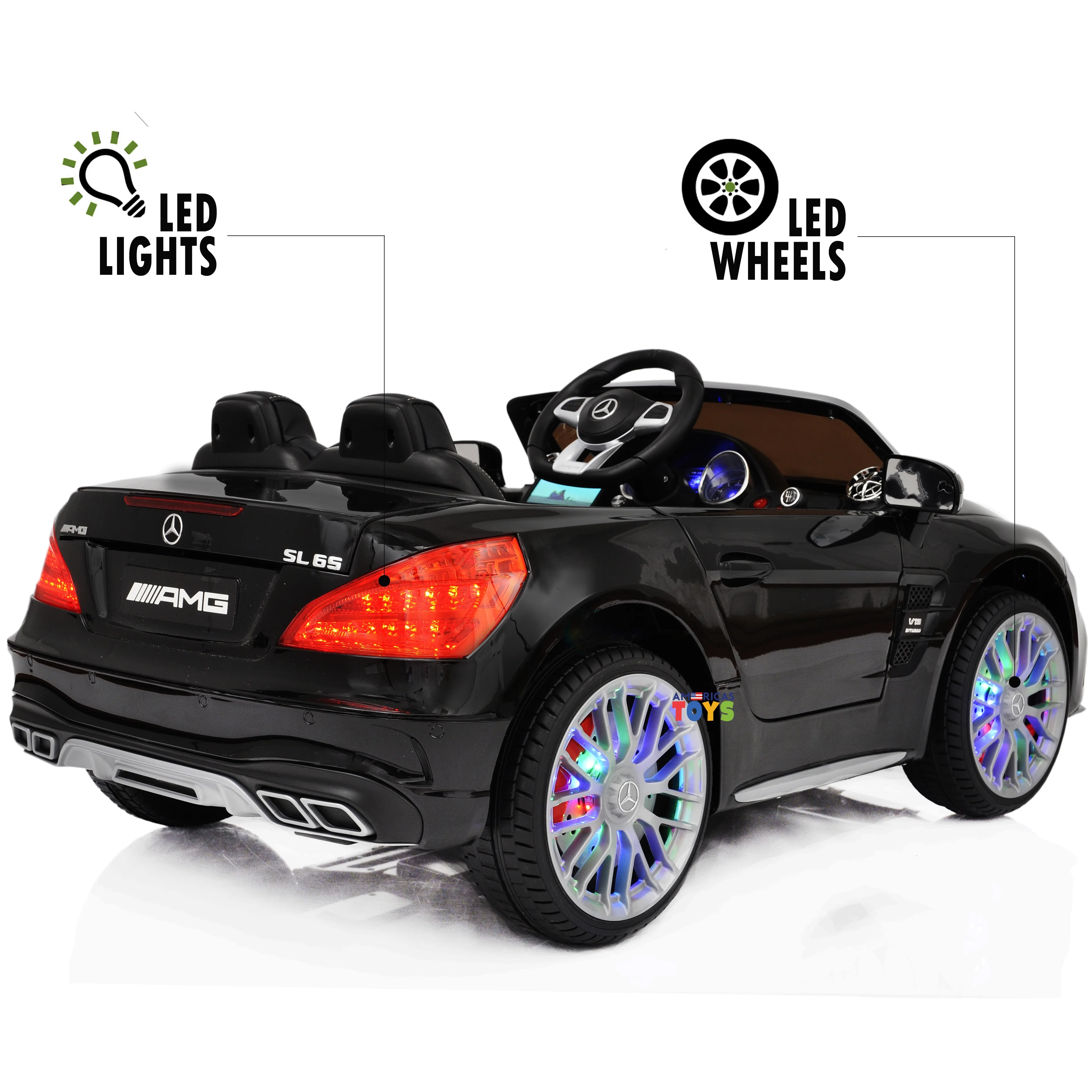 Mercedes-Benz SL65 12V Powered Ride on Car for Kids with Remote Control
