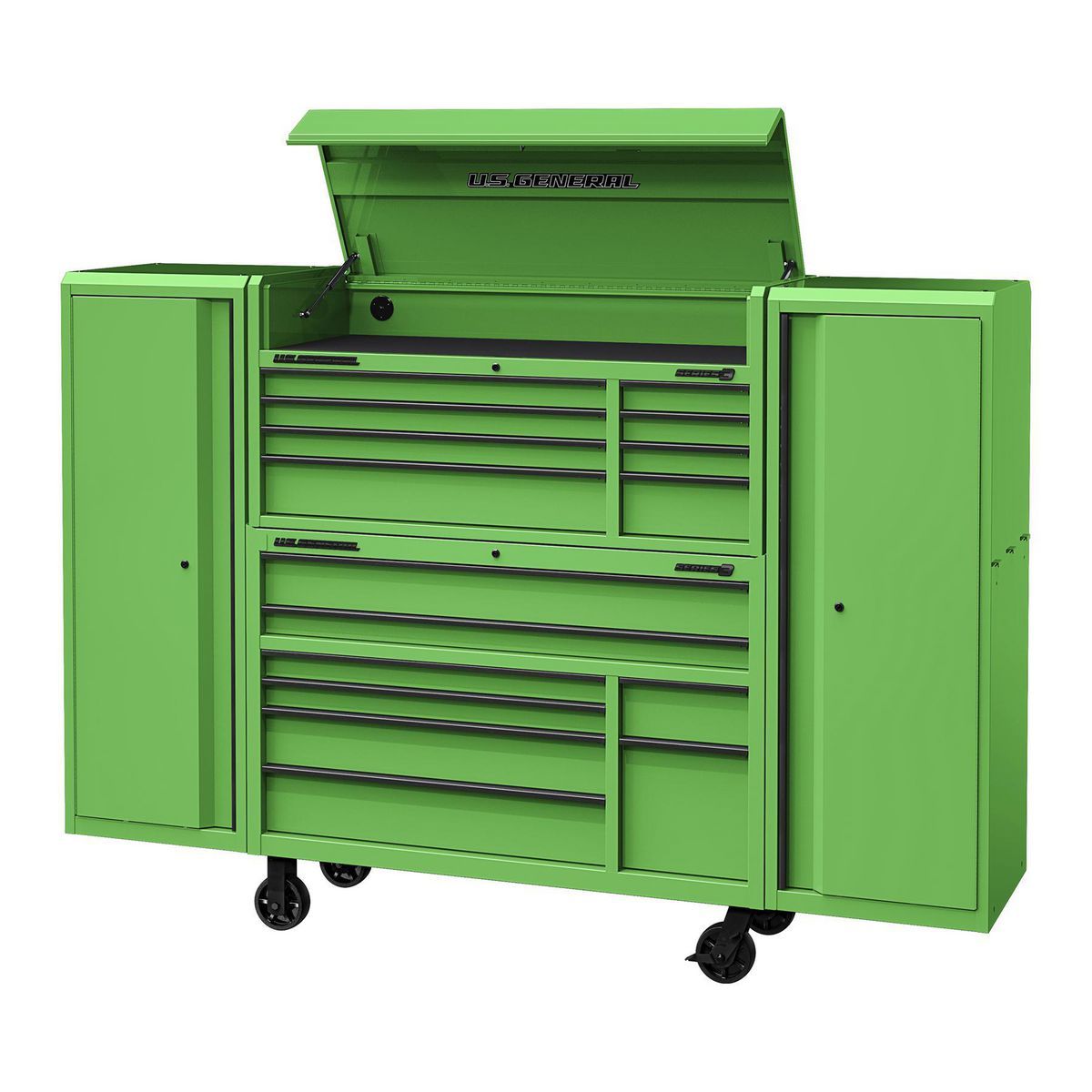 U.S. GENERAL 22 in. End Locker, Series 3, Blue