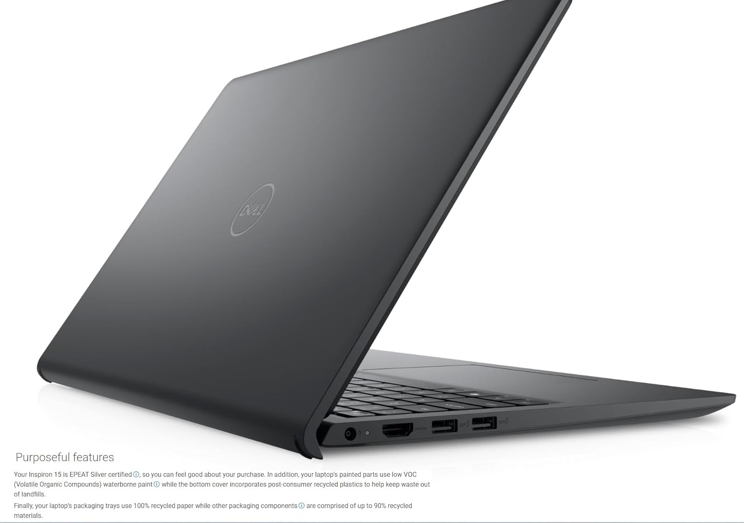 Dell 2024 Inspiron 15 3520 Slim Laptop, 15.6" FHD LED Display, Intel Core i3-1115G4 up to 4.1GHz (Beat N4020), HDMI, Webcam, Windows 11 Home, Black (Latest Model) (8GB RAM | 256GB PCIe SSD)
