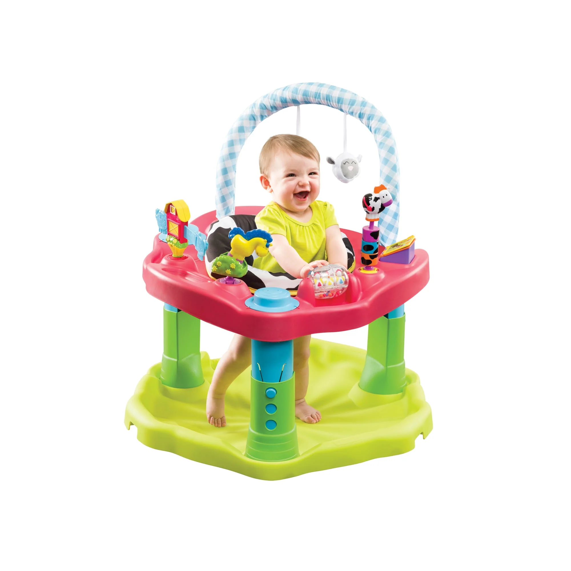 ExerSaucer Moovin' & Groovin' Bouncing Activity Saucer, Unisex