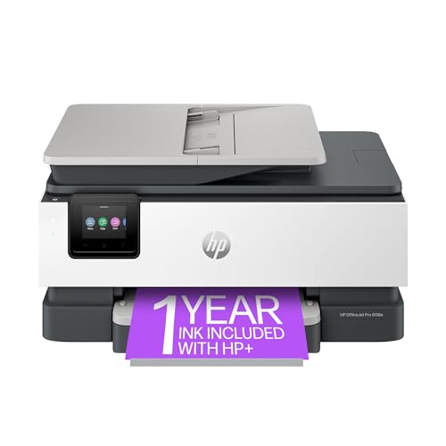 HP OfficeJet Pro 8139e Wireless All-in-One Color Inkjet Printer, Print, scan, Copy, fax, ADF, Duplex Printing Best-for-Home Office, 1 Year Instant Ink Trial Included