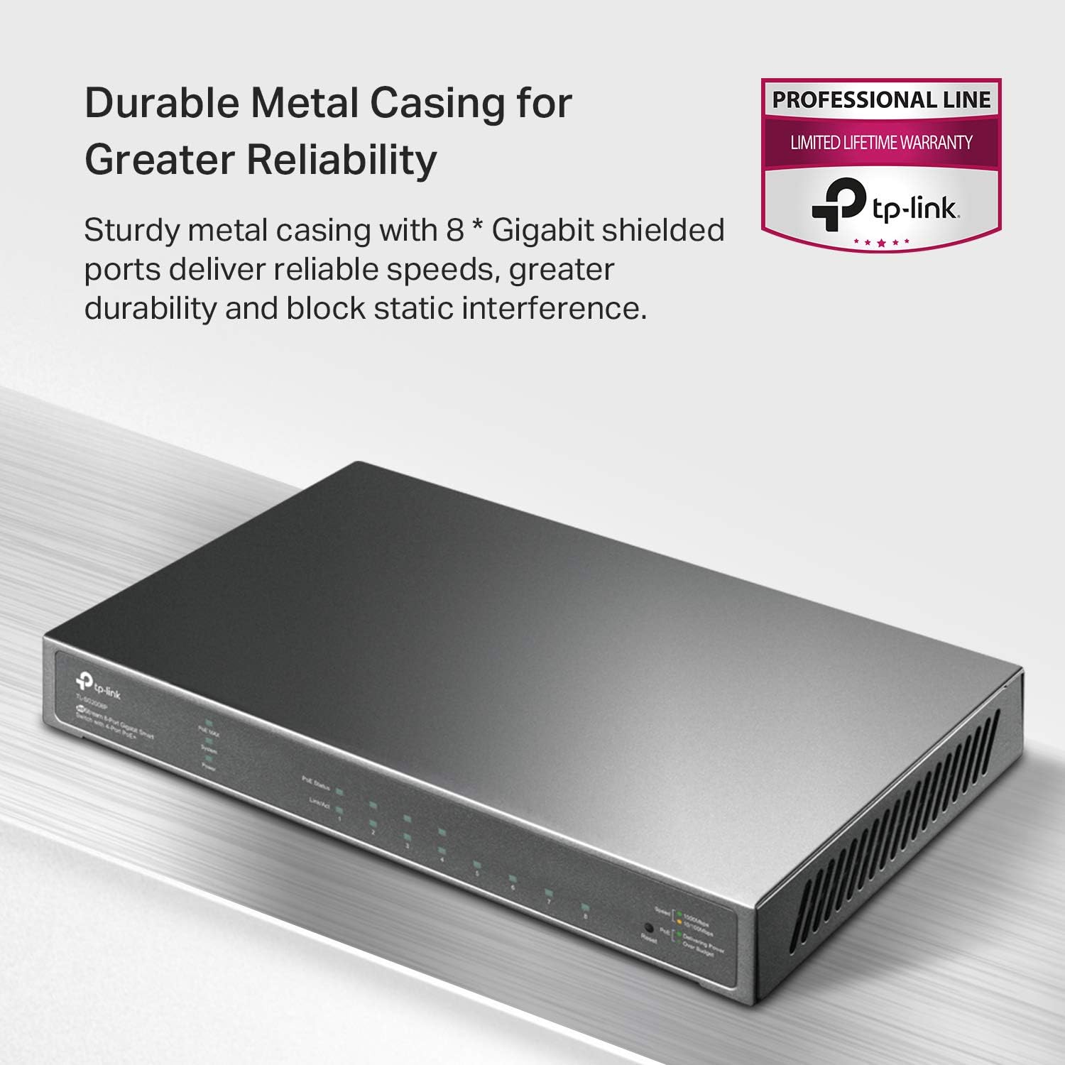 TP-Link TL-SG2218 | 16 Port Gigabit Smart Managed Switch, 2 SFP Slots | Omada SDN Integrated | IPv6 | Static Routing | L2/L3/L4 QoS, IGMP & LAG | Limited Lifetime Protection