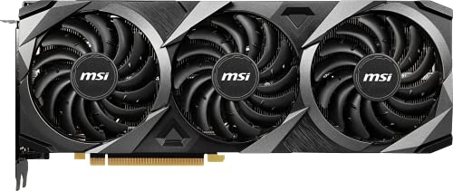 MSI Gaming GeForce RTX 3080 Ti Gaming X Trio 12G Computer Gaming Graphics Card 12GB GDRR6X 320-Bit HDMI/DP Nvlink Torx Fan 3 Ampere Architecture OC, NVIDIA GPU Video Cards for Gaming PC (Renewed)