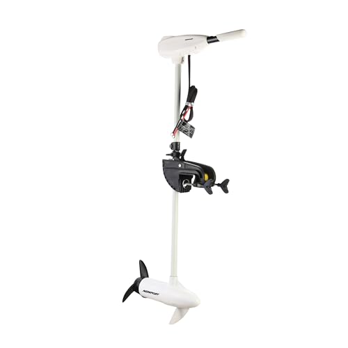 Newport L-Series 62lb Thrust Transom Mounted Saltwater Electric Trolling Motor w/LED Battery Indicator (40" Shaft)