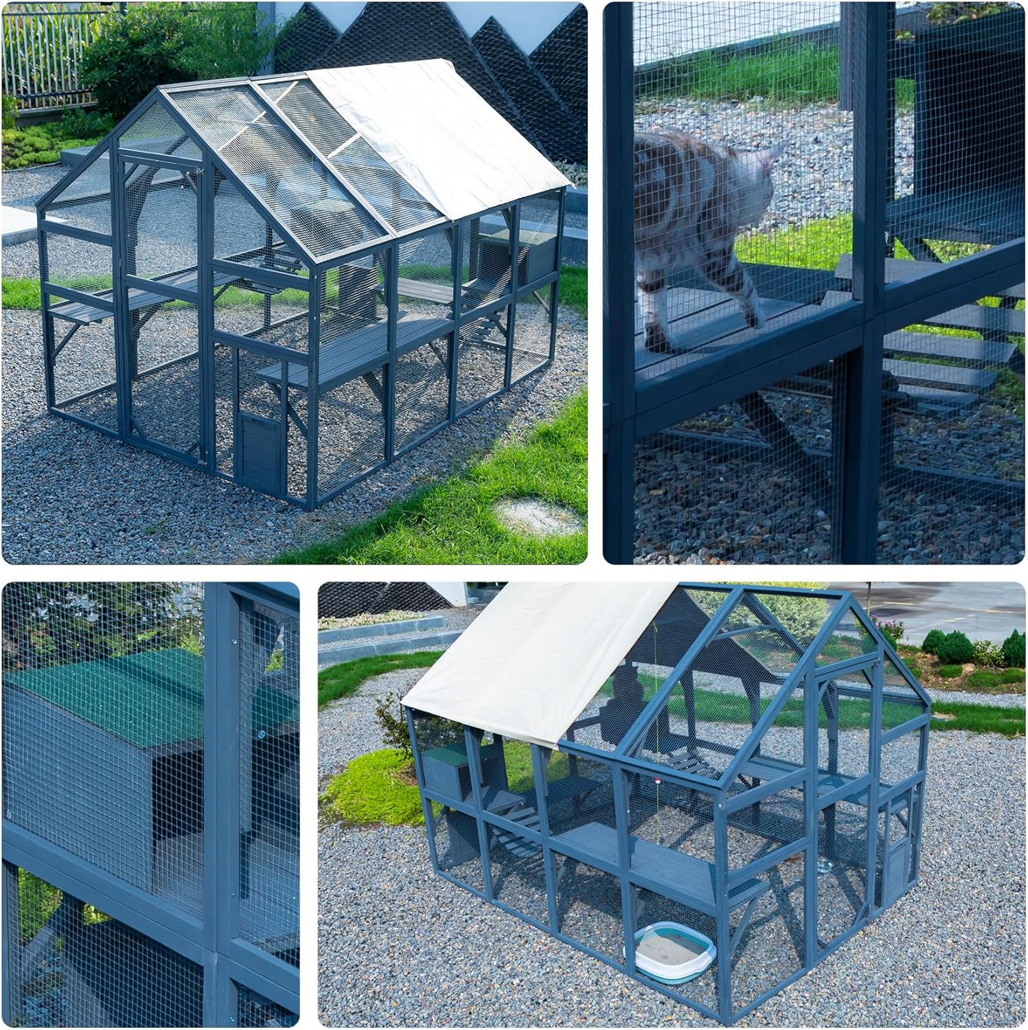 Large Catio Outdoor Cat Enclosure