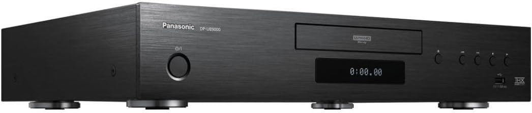 Panasonic DP-UB9000 Reference Class 4K Ultra HD Blu-ray Player with HDR10 Plus and Dolby Vision Playback (Black, Renewed)