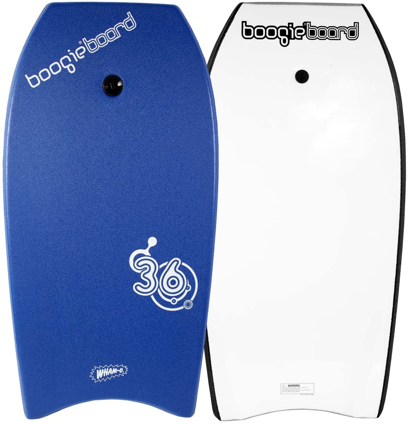 Wham-O Boogieboard 36" - Phuzion Core - XPE Deck - HDPE bottom - Crescent tail - Includes wrist leash- Surfing Waves Ocean Summer Fun Beach Man & Woman Water Body Board