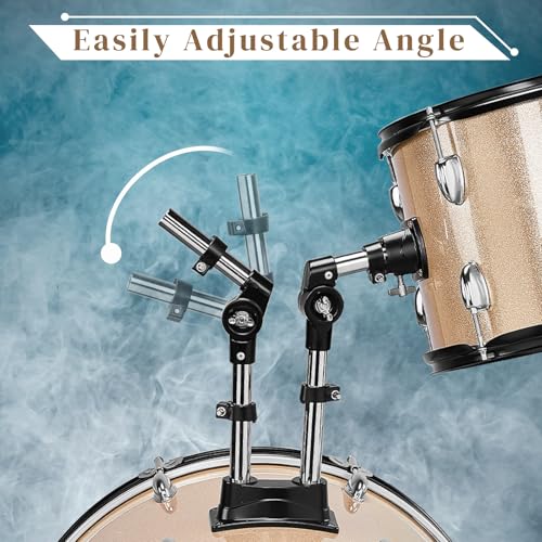 Ktaxon 22 Inch Adult Drum Set, 5-Piece Full-Size Drums Kit with Cymbal Stands, Hi-hat Stand, Sticks, Drum Pedal, Stool & Floor Tom for Beginner Teens Student (Blue)