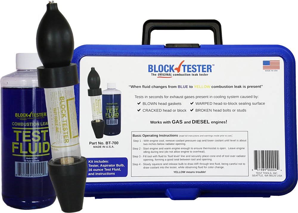 Block Tester Bt-700 Combustion Leak Test Kit in Hard Case