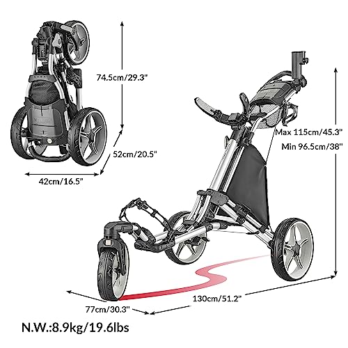 Caddytek CaddyLite ONE - Swivel, Version 8