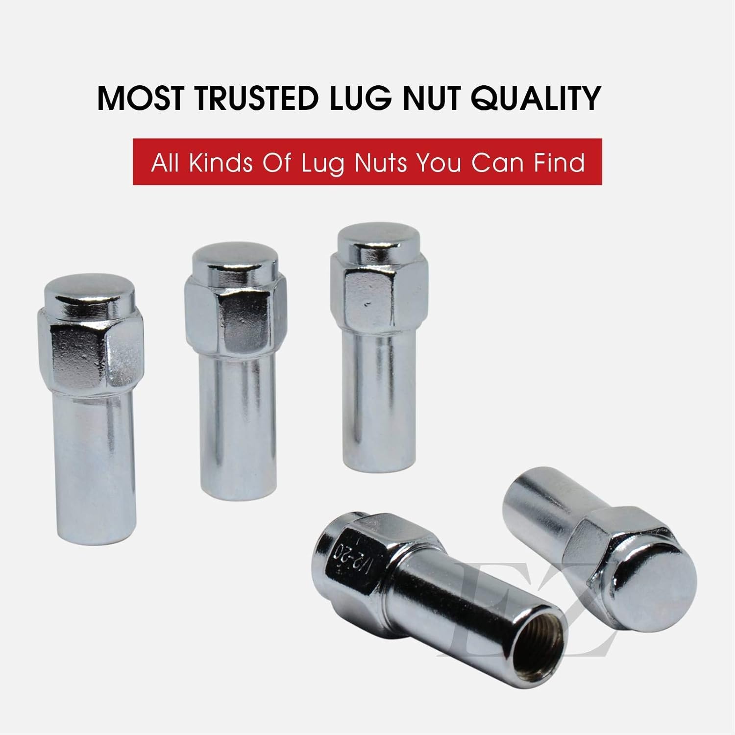 Cragar SST Mag Lug Nut 1/2"-20 with Center Washer Set of 20 Pcs Pack of 2
