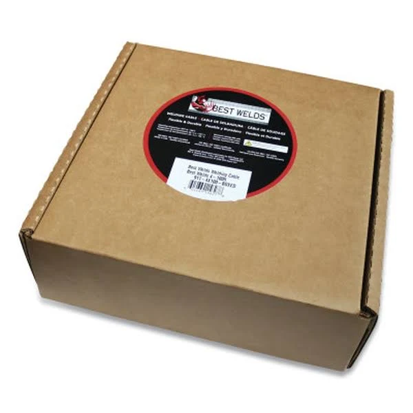 Best Welds Welding Cable with Foot Markings, EPDM, 2 AWG, 25 ft, Black