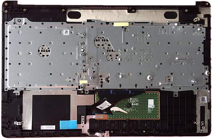 Replacement for HP 15-DA 15-DB 15-DR 15-DA0053WM 15-DA0012DX 15-DA0073WM Trackpad AHS US 15.6 Laptop Upper Case Palmrest Keyboard Touchpad Assembly Part L20387-001 AP29M000400 Black