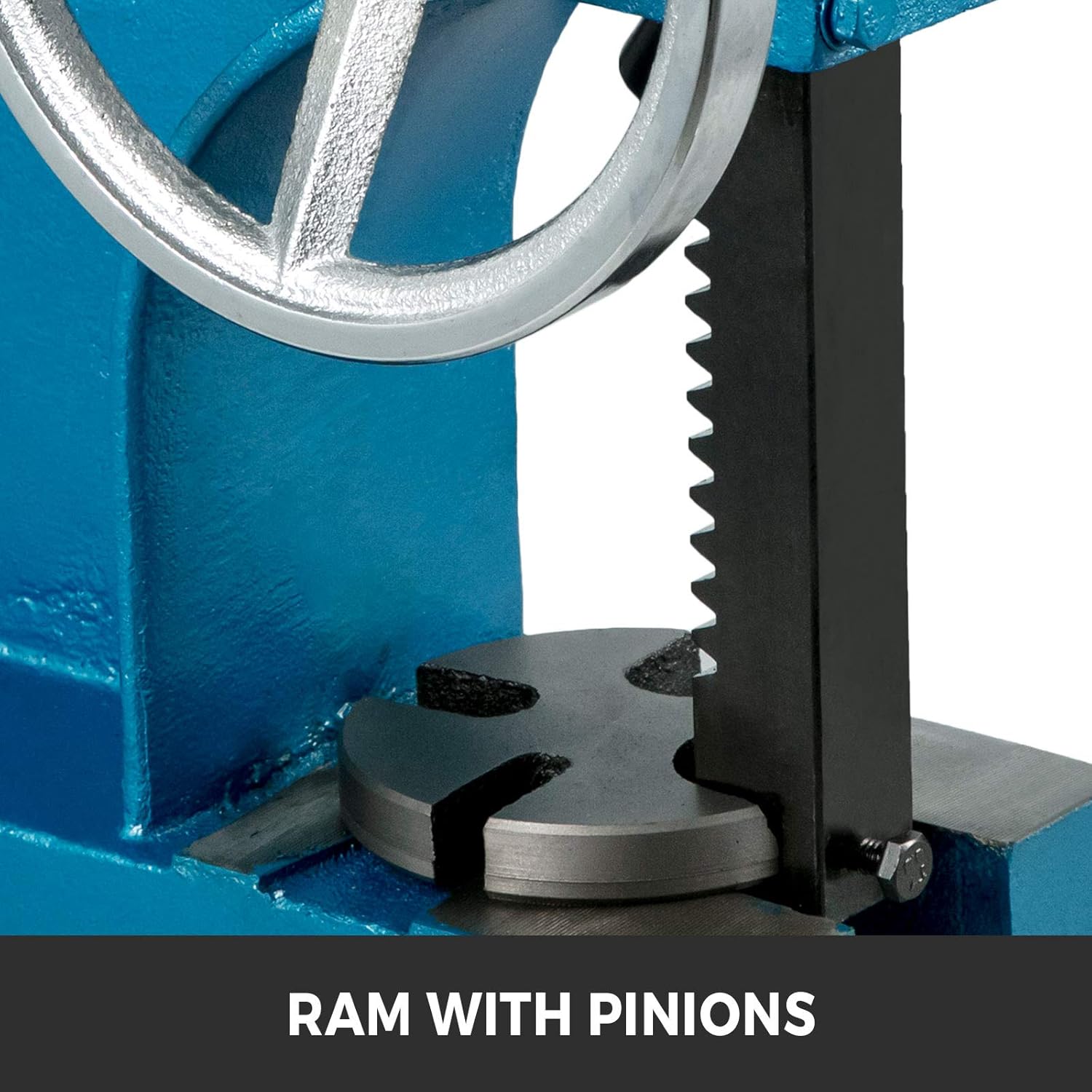BestEquip Heavy Duty Arbor Press 1 Ton, Ratchet Leverage Arbor Press with Handwheel, Manual Desktop Metal Arbor Press 4-5/8 Inch Max. Working Height, for Riveting Punching Holes Pack of 2