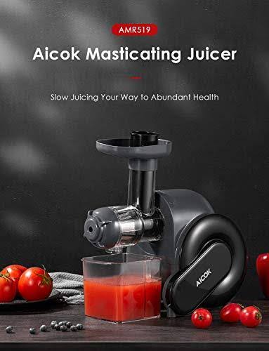 Aicok Slow Masticating Juicer with Quiet Motor