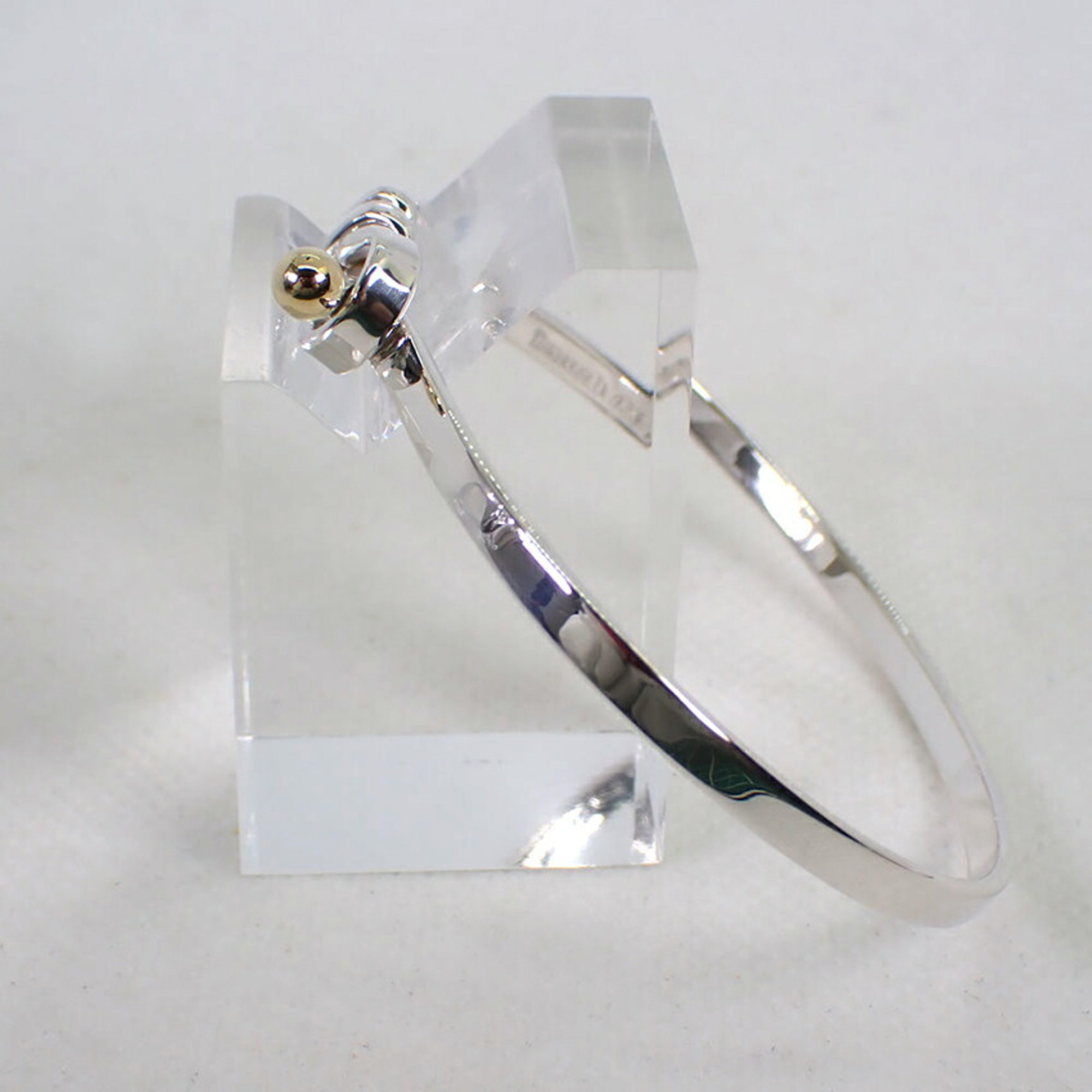 Pre-Owned TIFFANY Tiffany 925 750 combination hook & eye bangle (Good)