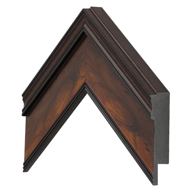 Frame My TV Deco TV Frames - Burlwood Smart Frame Compatible ONLY with Samsung The Frame TV