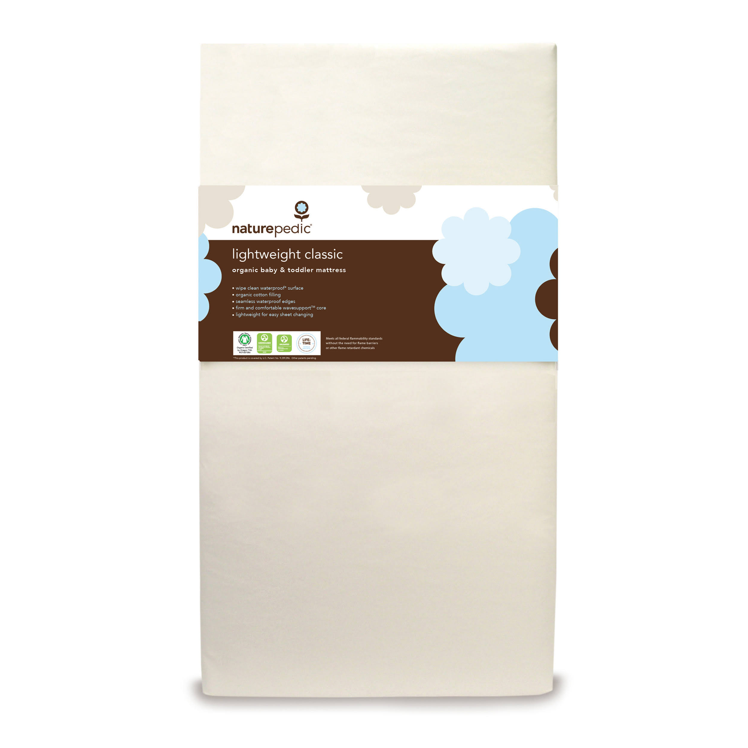 Naturepedic Lightweight Organic Cotton Classic Crib Mattress