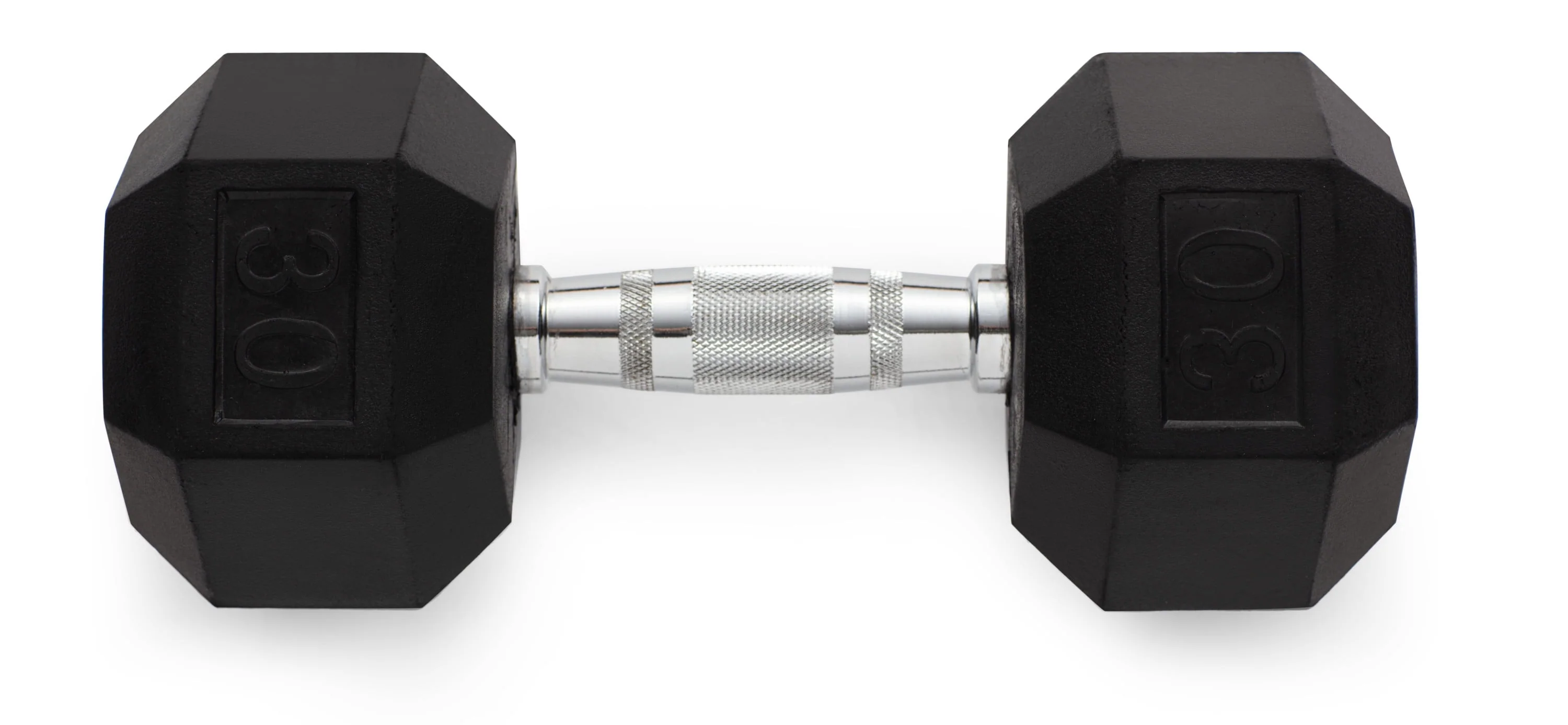 Weider, 25lb Rubber Hex Dumbbell, Single