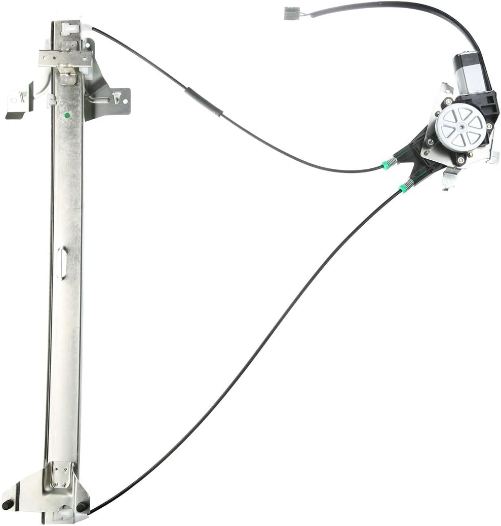 Front Left Driver Side Power Window Regulator with Motor for Ford E-150 E-250 Econoline E-350 E-450 E-550 Super Duty Pack of 2
