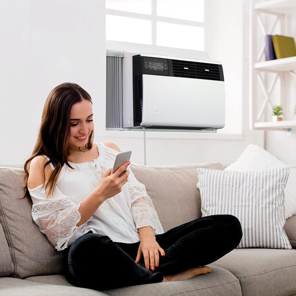 Friedrich KCQ08A10A Kuhl 8,000 BTU 115V Smart Wi-Fi Room Air Conditioner Bundle with 1 YR CPS Enhanced Protection Pack