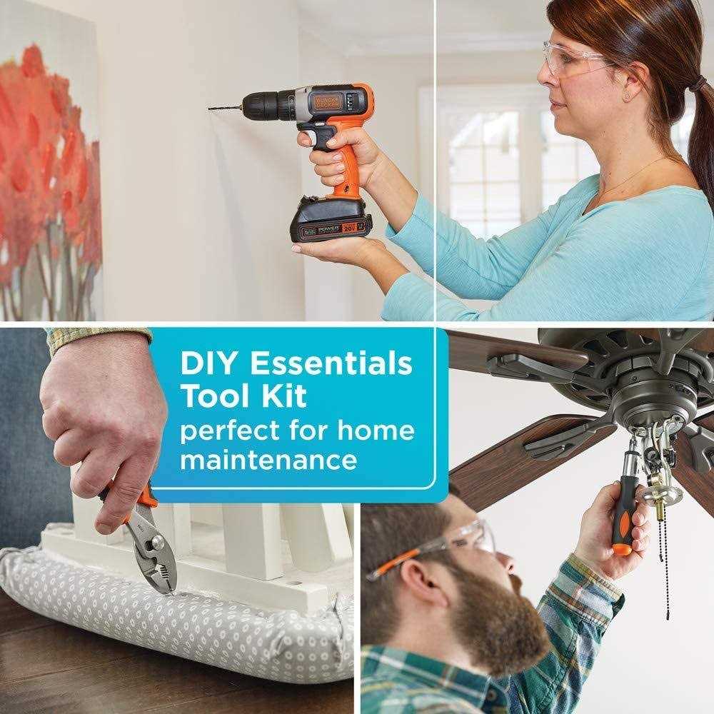 beyond by BLACK+DECKER Home Tool Kit with 20V MAX Drill/Driver - Shop Hardware Tools Online Store