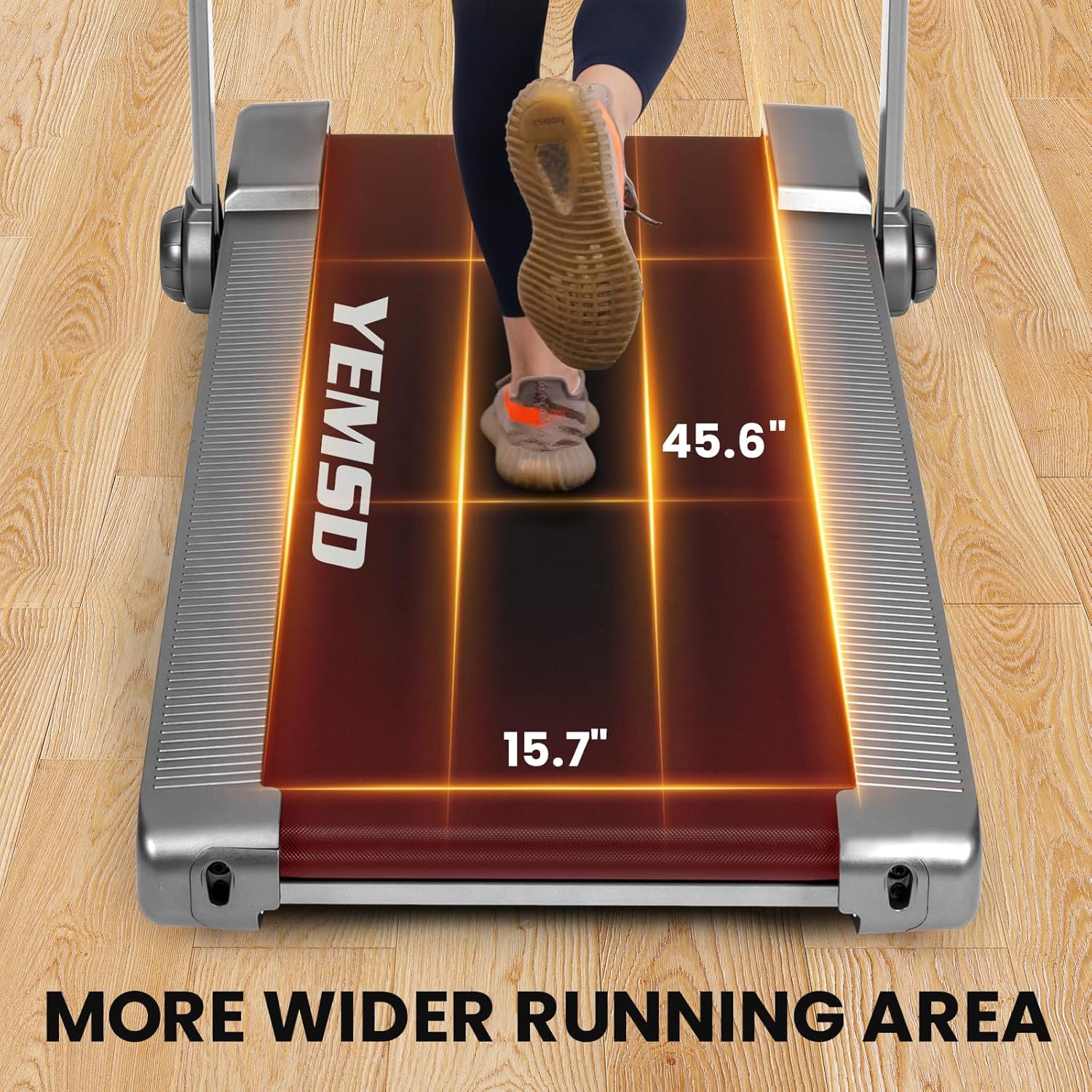 2 in 1 Foldable Treadmill with Incline,Walking Pad Treadmill for Home Office,Under Desk Treadmill 2.5HP, 330 LBS Weight Capacity