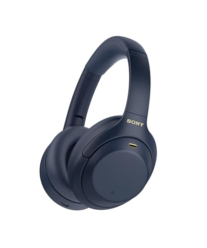 Sony WH-1000XM4 Wireless Premium Noise Canceling Overhead Headphones with Mic for Phone-Call and Alexa Voice Control, Black WH1000XM4