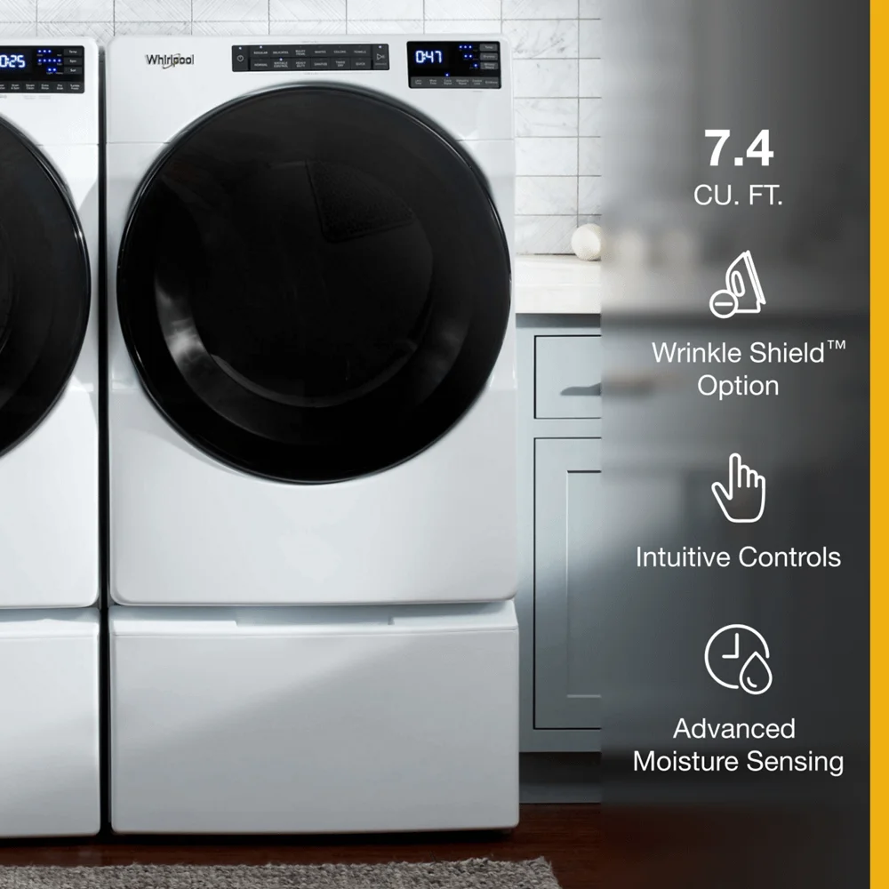 WHIRLPOOL WED5605MW  FRONT LOAD ELECTRIC DRYER Gray
