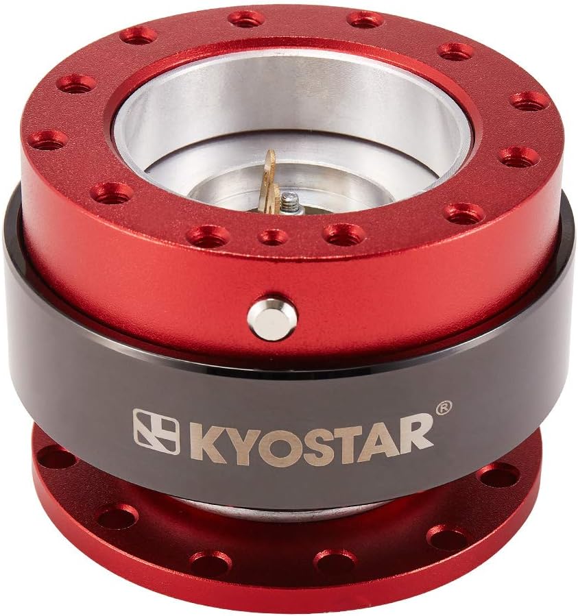 WKD Titanium Steering Wheel Quick Release Hub Adapter Snap Off Boos Kit Black #8313
