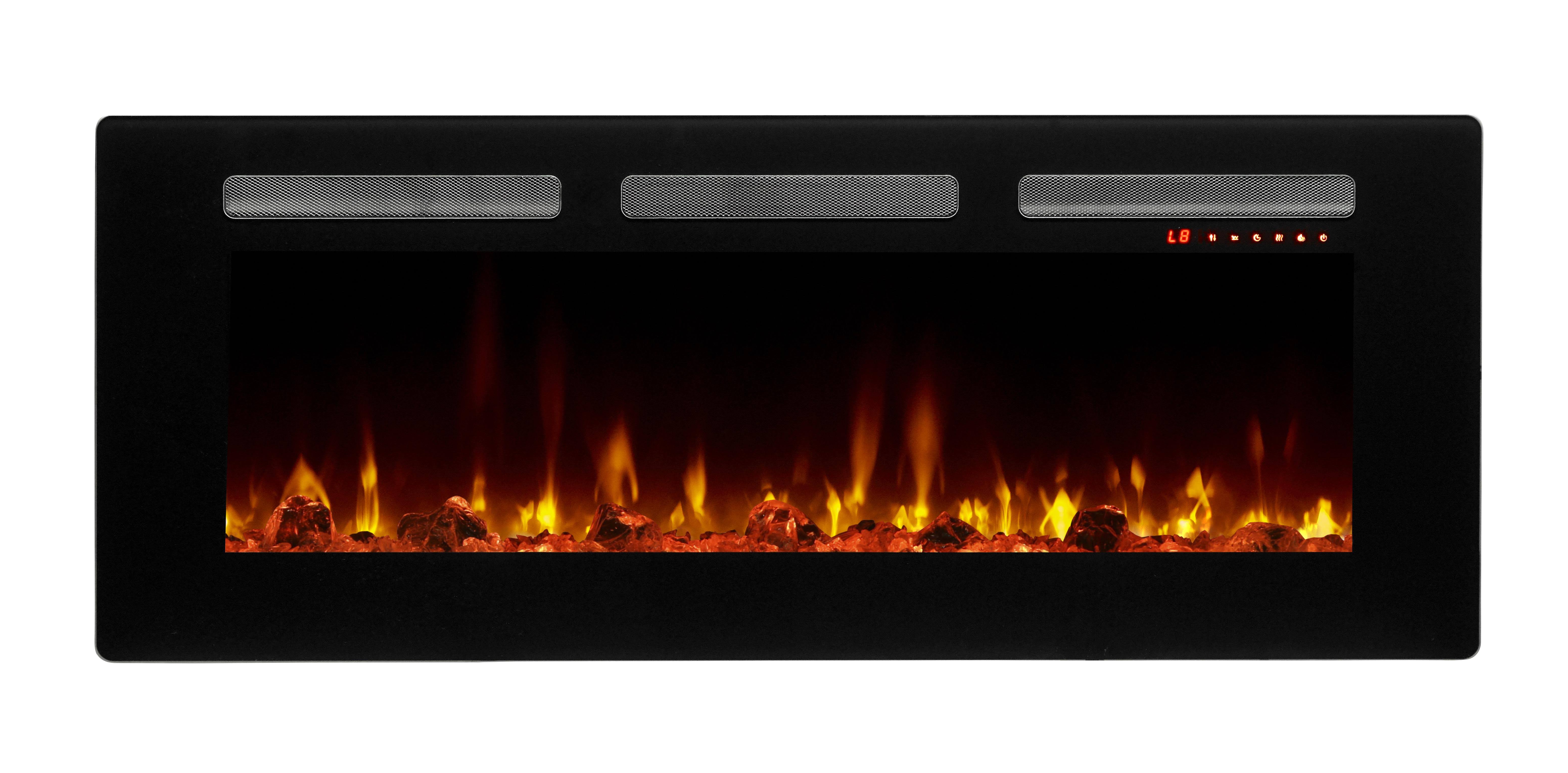 Dimplex Sierra 48 inch Wall/Built-In Electric Linear Fireplace