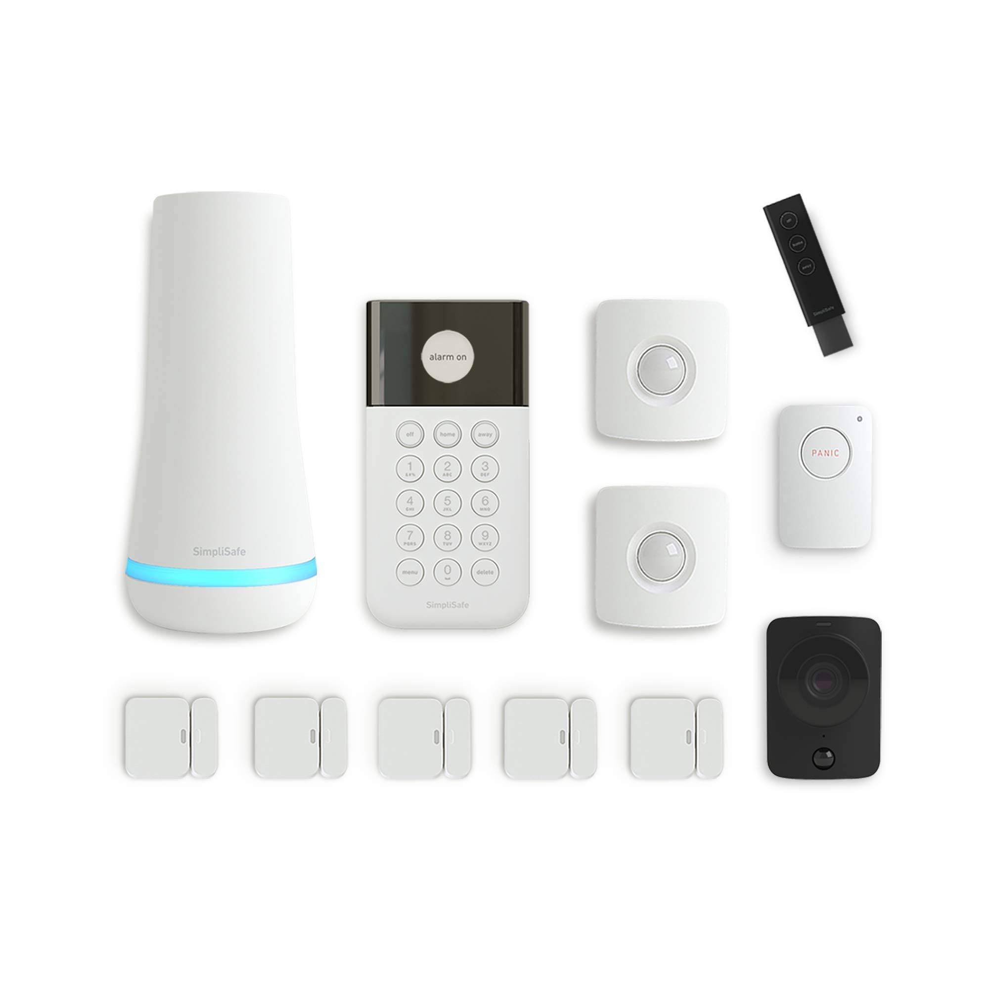 SimpliSafe 12 Piece Wireless Home Security System W/HD Camera