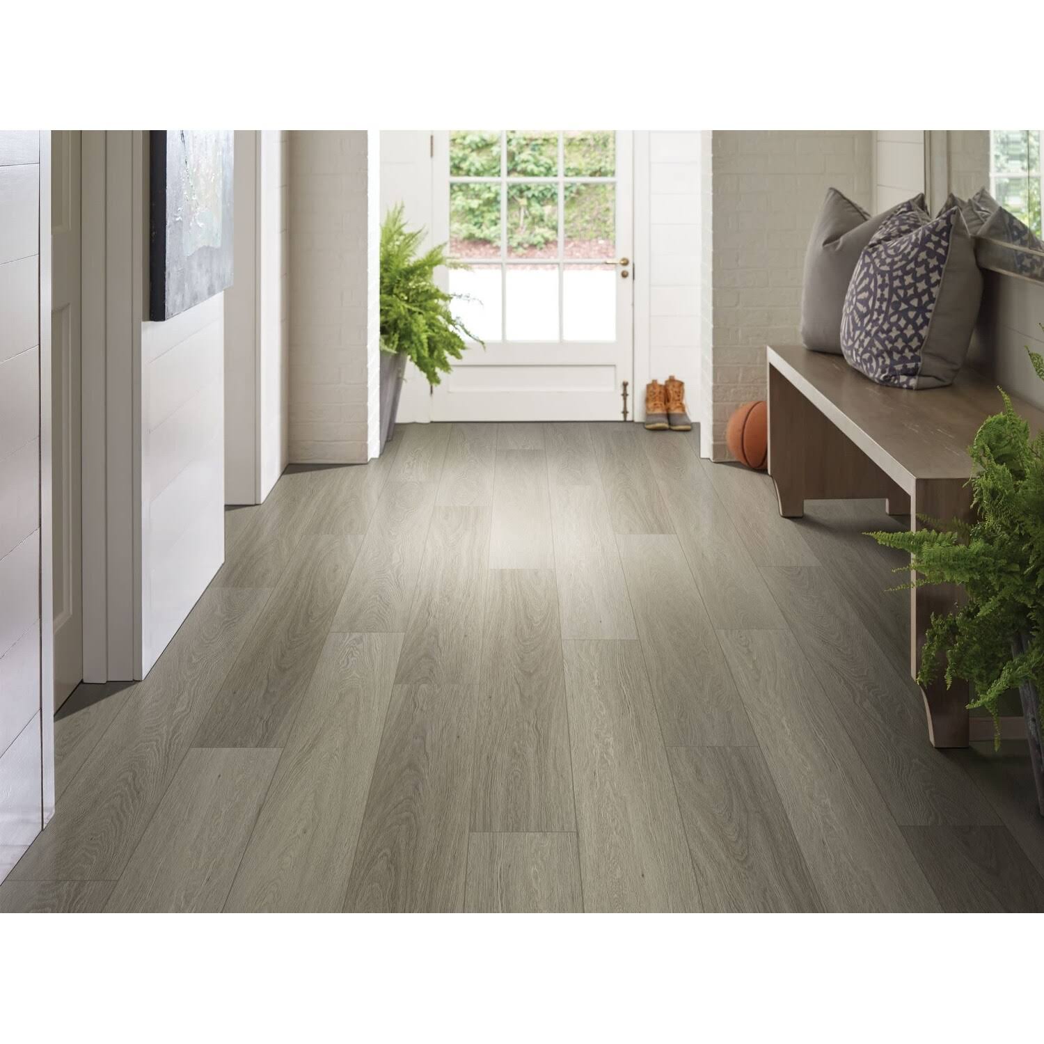 Shaw 2045V Distinction Plus 12mil 7x22 Wide Smooth Luxury Vinyl Plank - Natural Maple