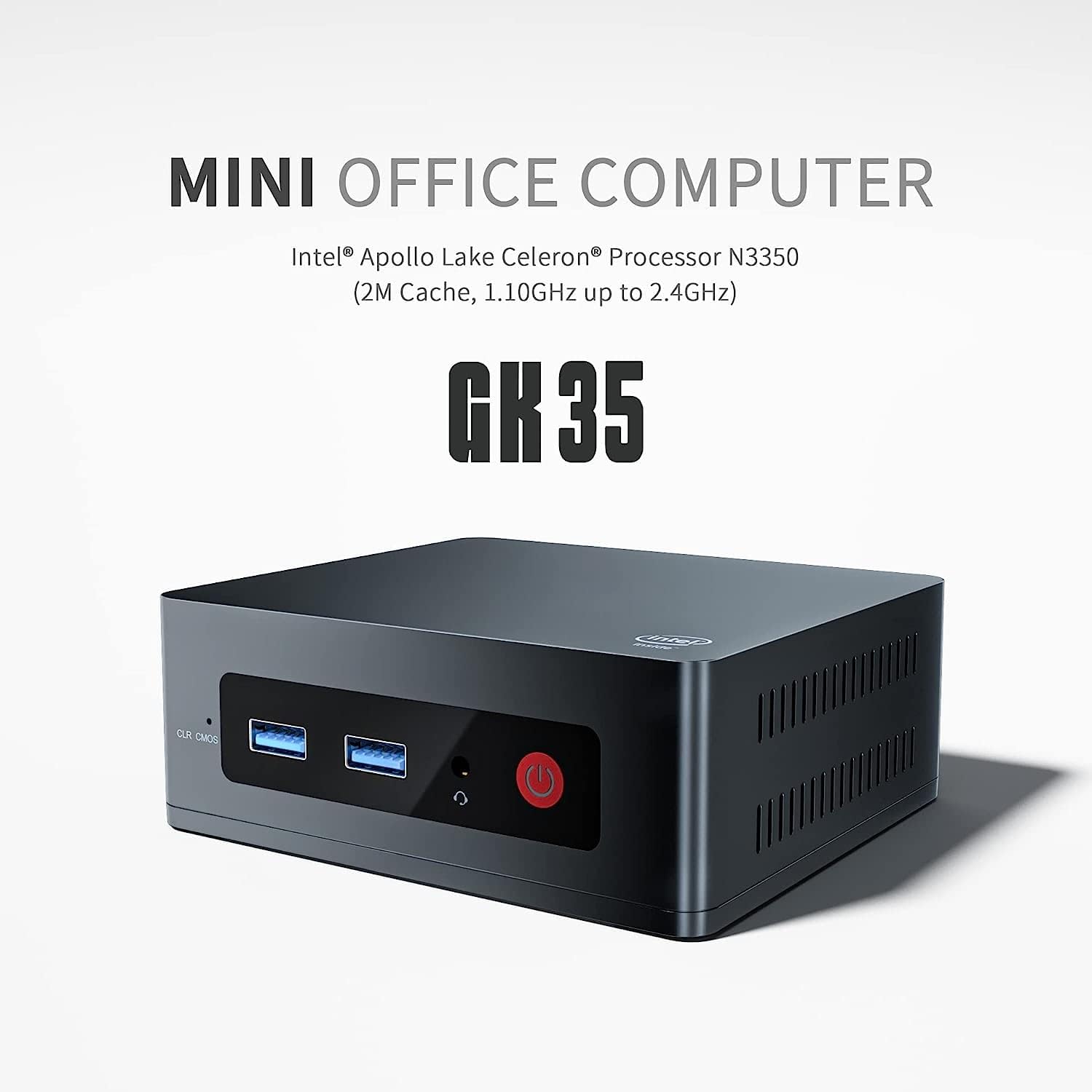Mini PC Desktop Computer PC Windows 10 8GB RAM 256GB SSD Intel Celeron J4205 Support 2.4G/5G WiFi Gigabit Ethernet HDMI USB 3.0 BT4.0 Auto Power On
