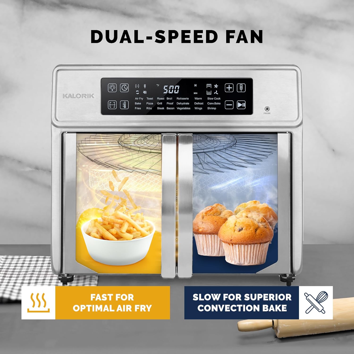 Kalorik MAXX® Advance 26-Qt Digital Air Fryer Oven