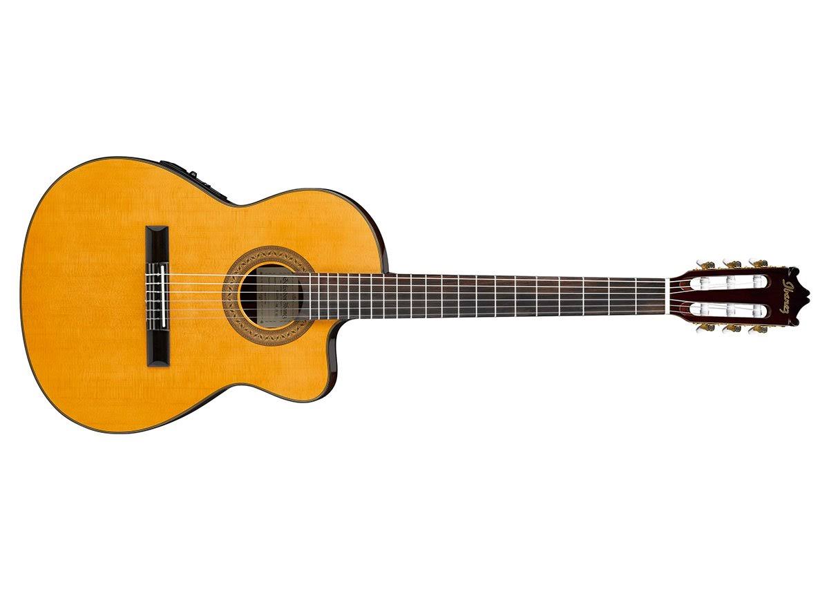 Ibanez GA5TCE Classical Series Acoustic Guitar, Amber High Gloss