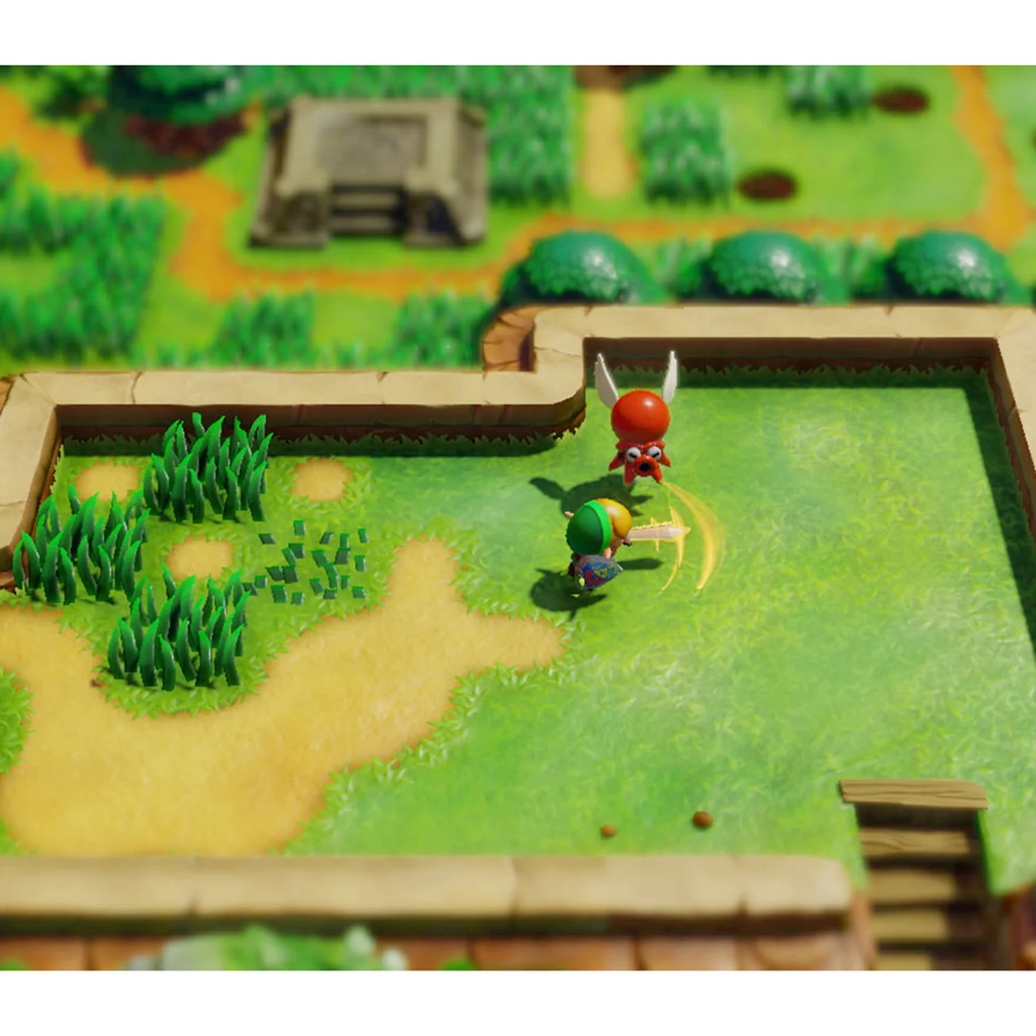 Nintendo Switch Lite (Coral) Bundle with 6Ave Cleaning Cloth and The Legend of Zelda: Links Awakening
